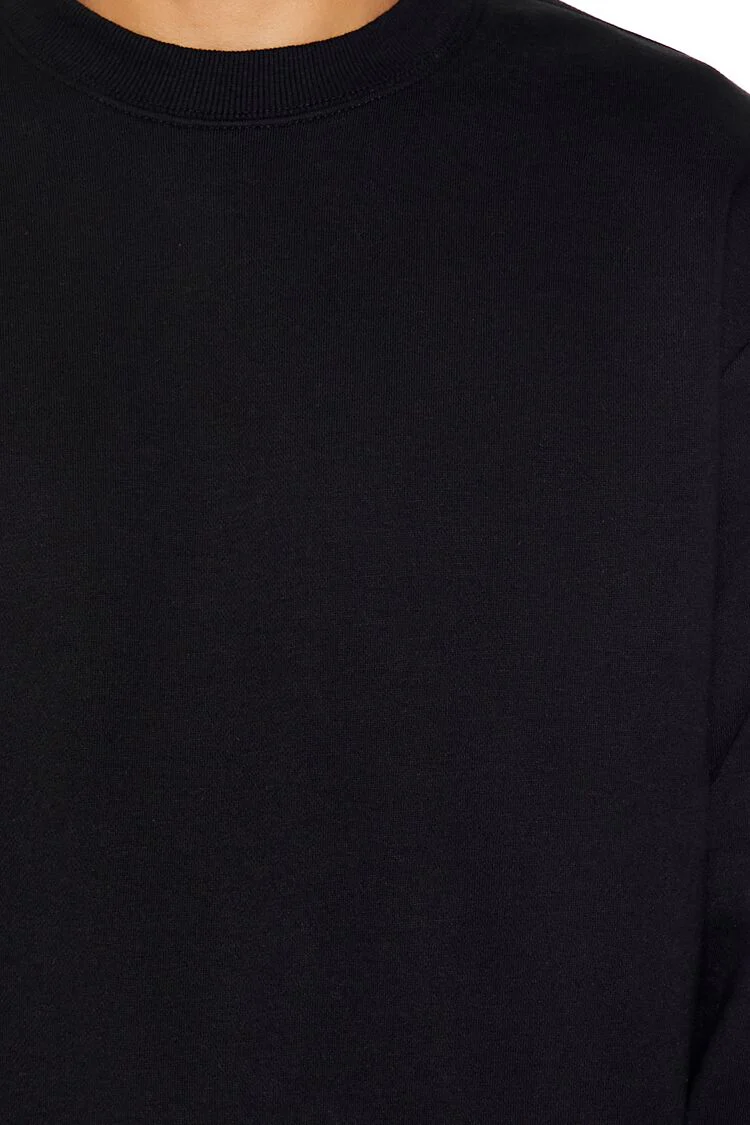 Cotton-Blend Crew Pullover - Image 5