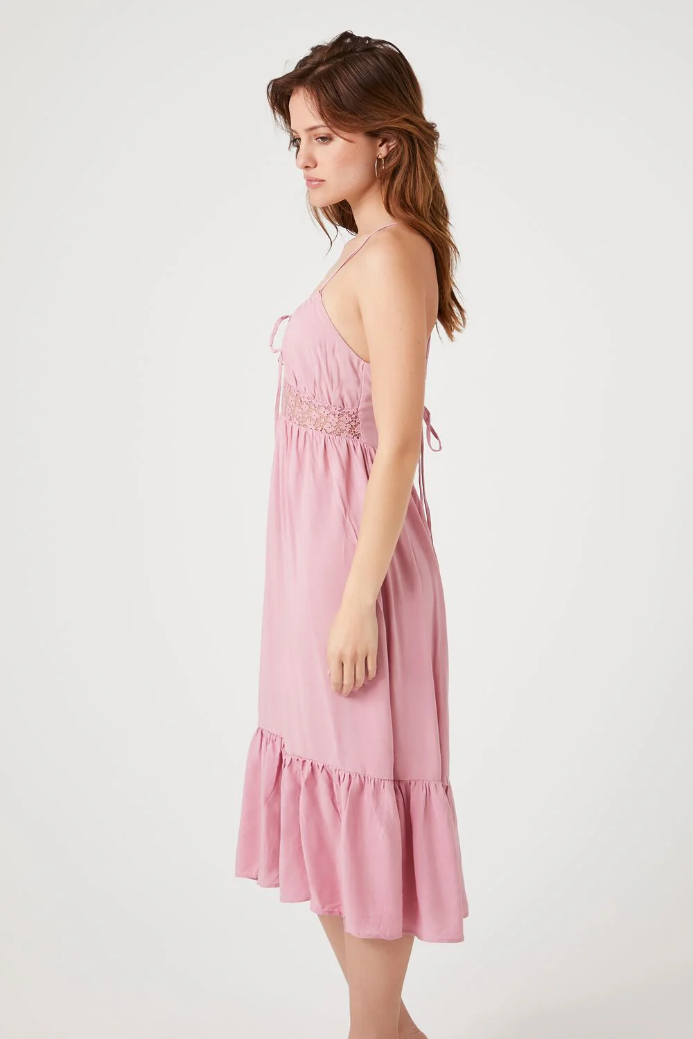 Flounce Crisscross Midi Dress - Image 2