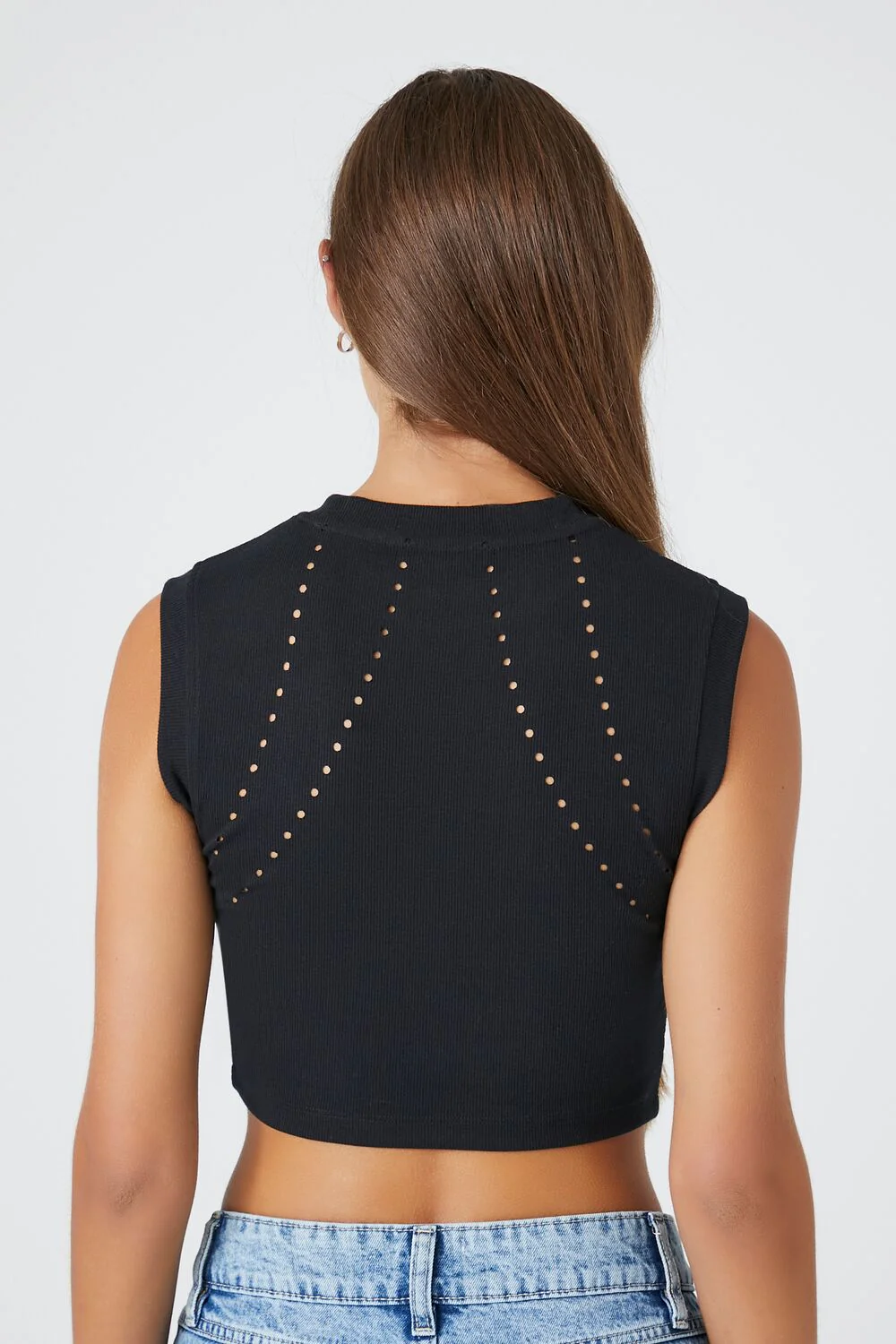 Ribbed Cutout Tank Top - Image 3