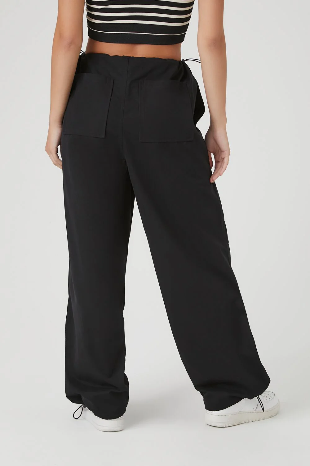 Toggle Drawstring Parachute Pants - Image 4