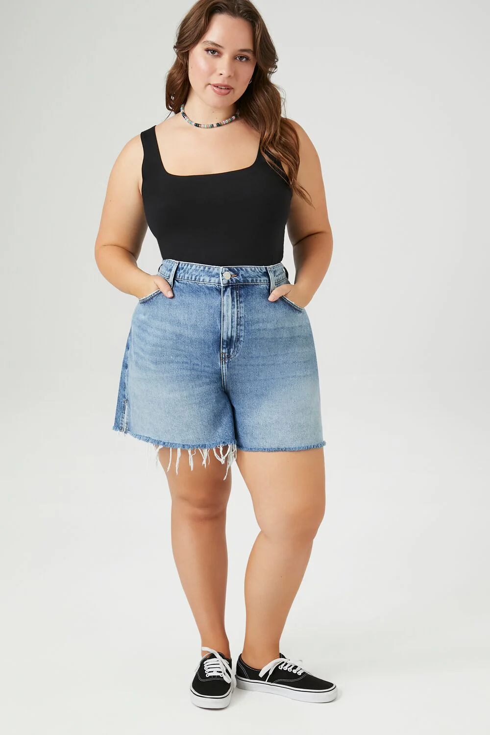 Plus Size Square-Neck Tank Bodysuit - Image 4