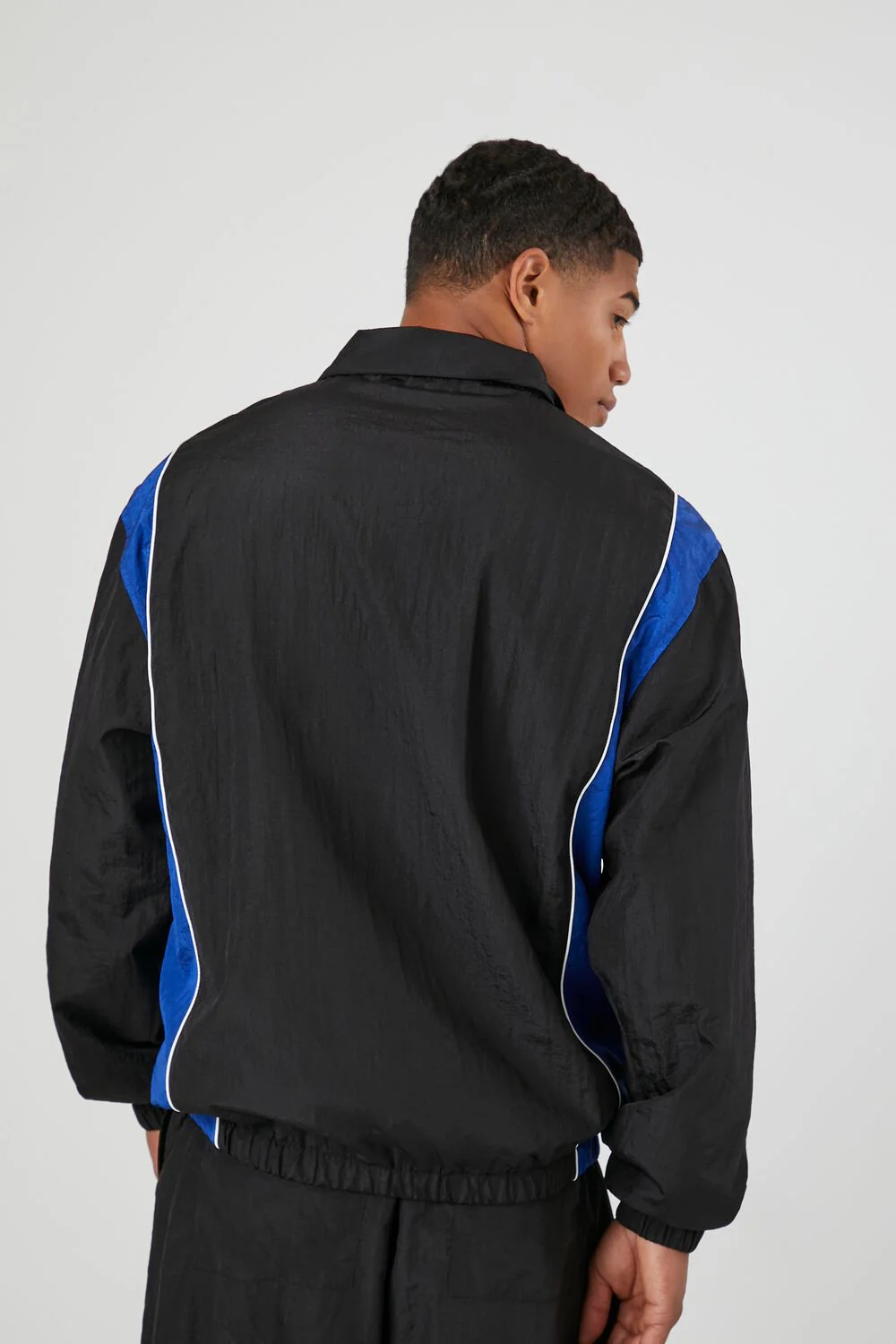 Striped Half-Zip Jacket - Image 3