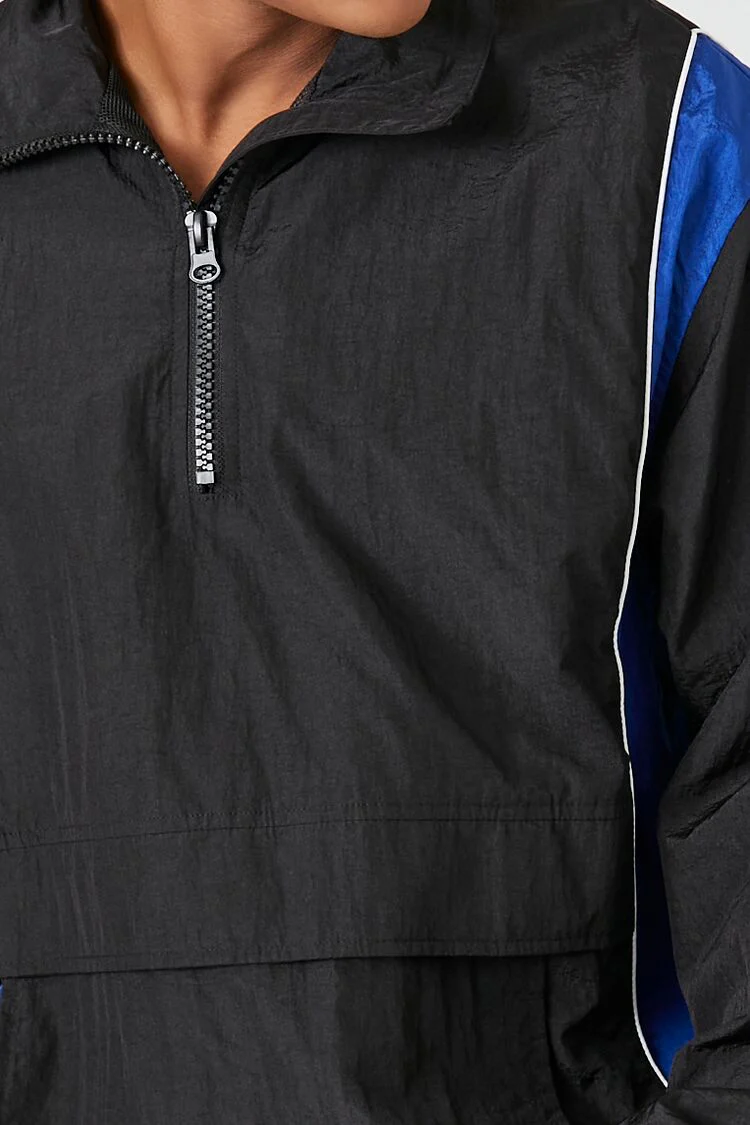 Striped Half-Zip Jacket - Image 5