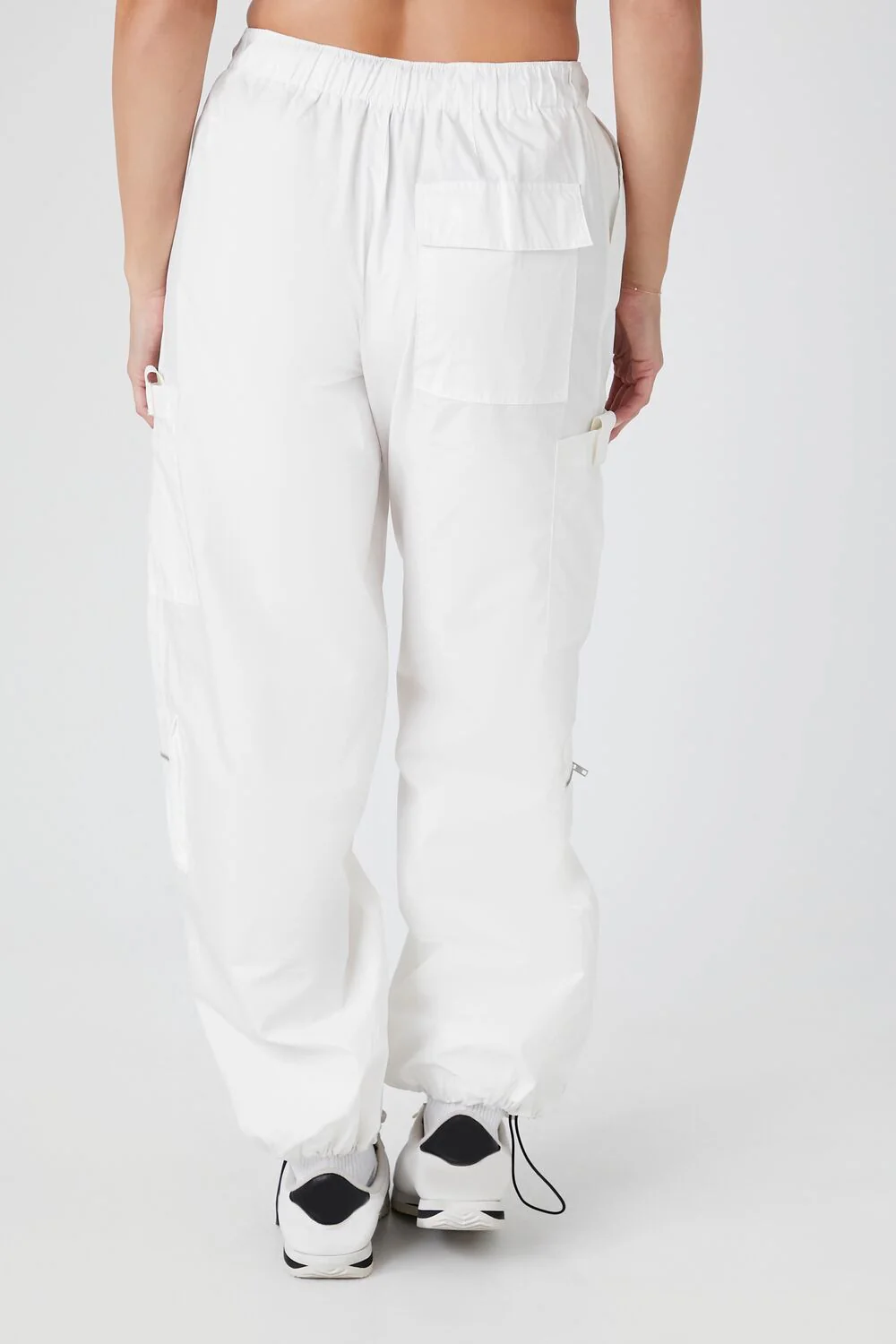 Toggle Drawstring Poplin Joggers - Image 4