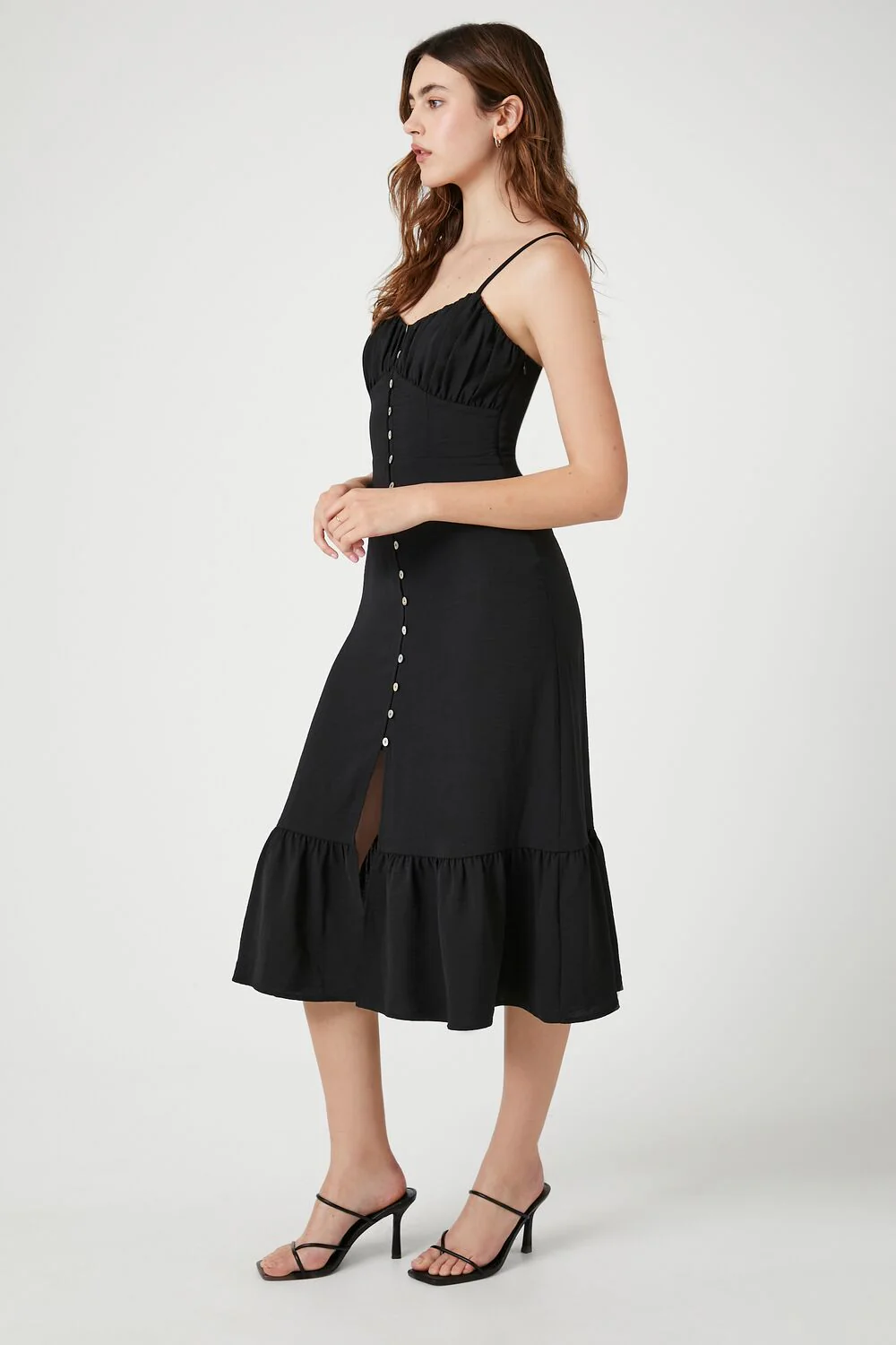 Flounce Midi Cami Dress - Image 2
