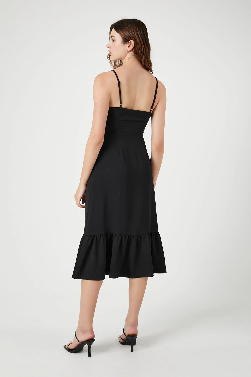 Flounce Midi Cami Dress - Image 3