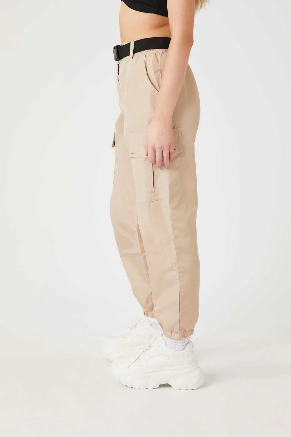 Belted Cargo Joggers - Image 3