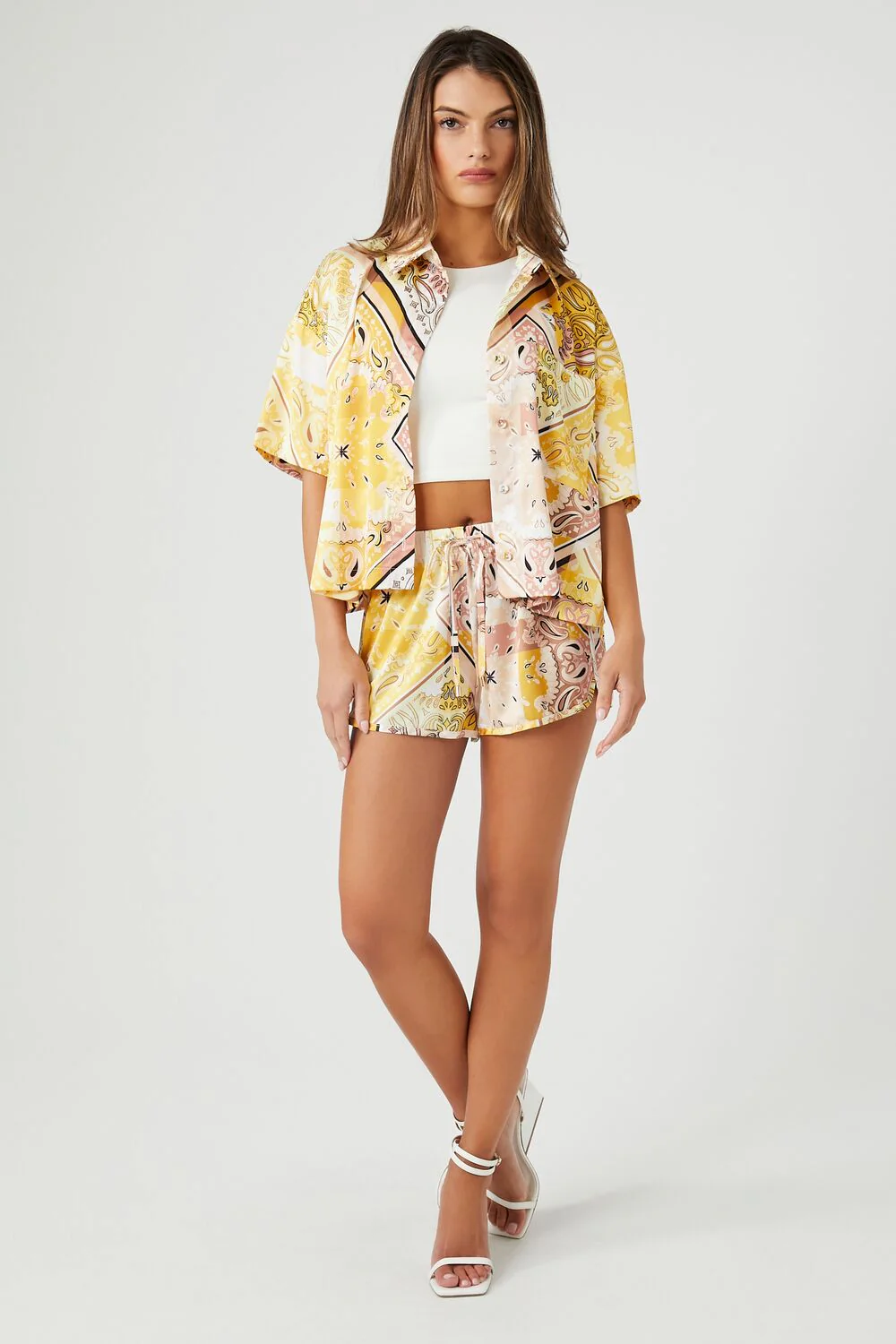 Paisley Cropped Shirt - Image 4