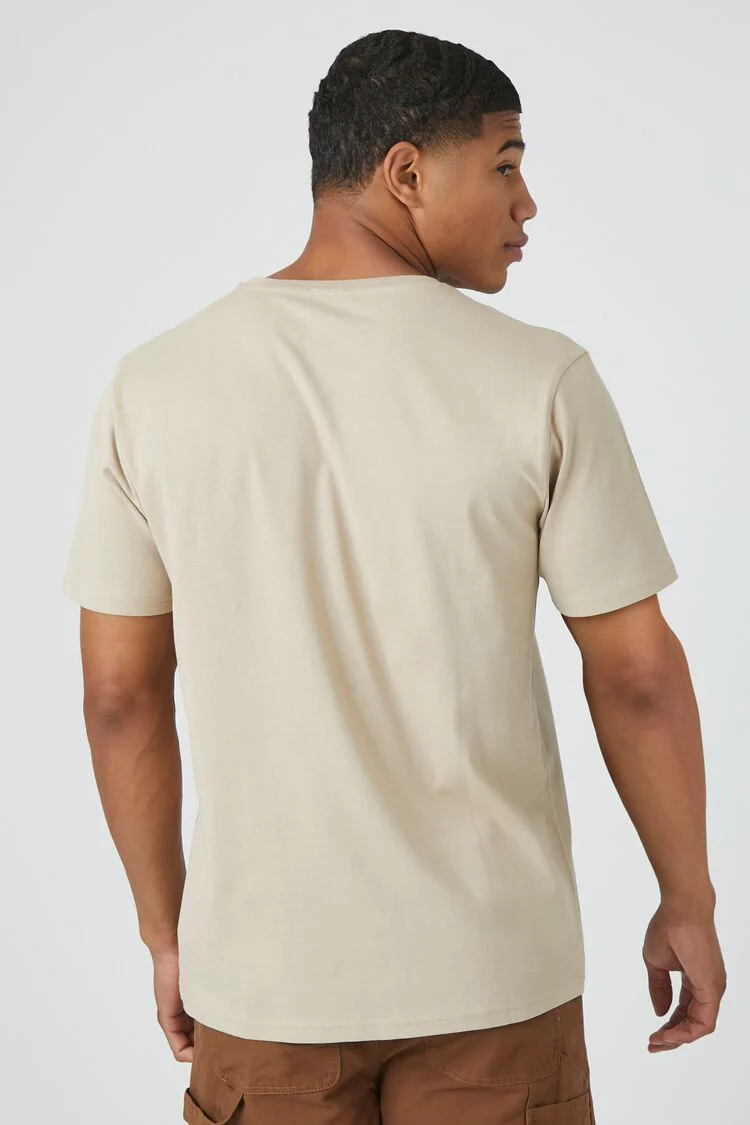 Basic Cotton Crew Tee - Image 3