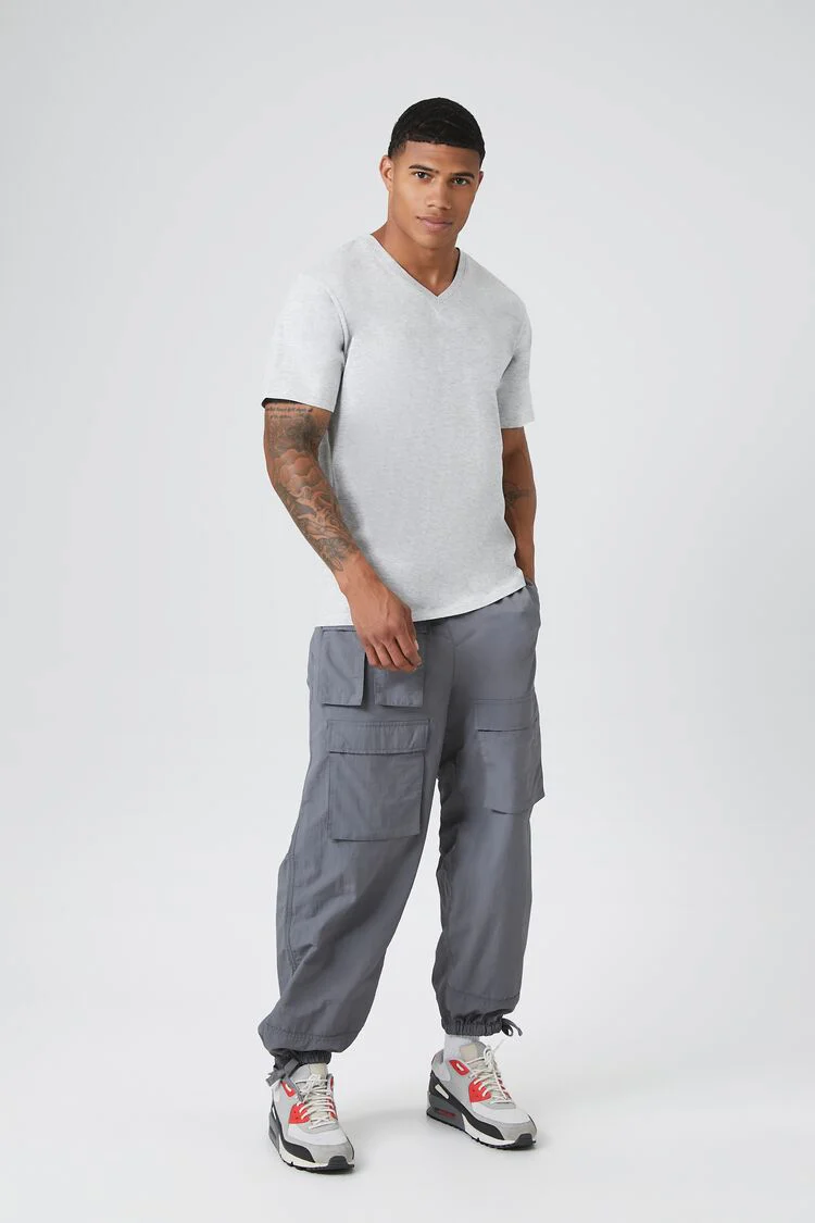 Cotton V-Neck Tee - Image 4