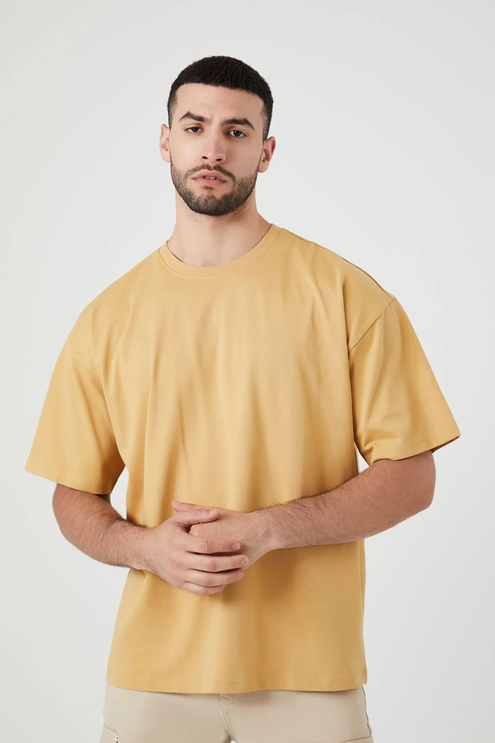 Oversized Cotton Crew Tee - Image 12