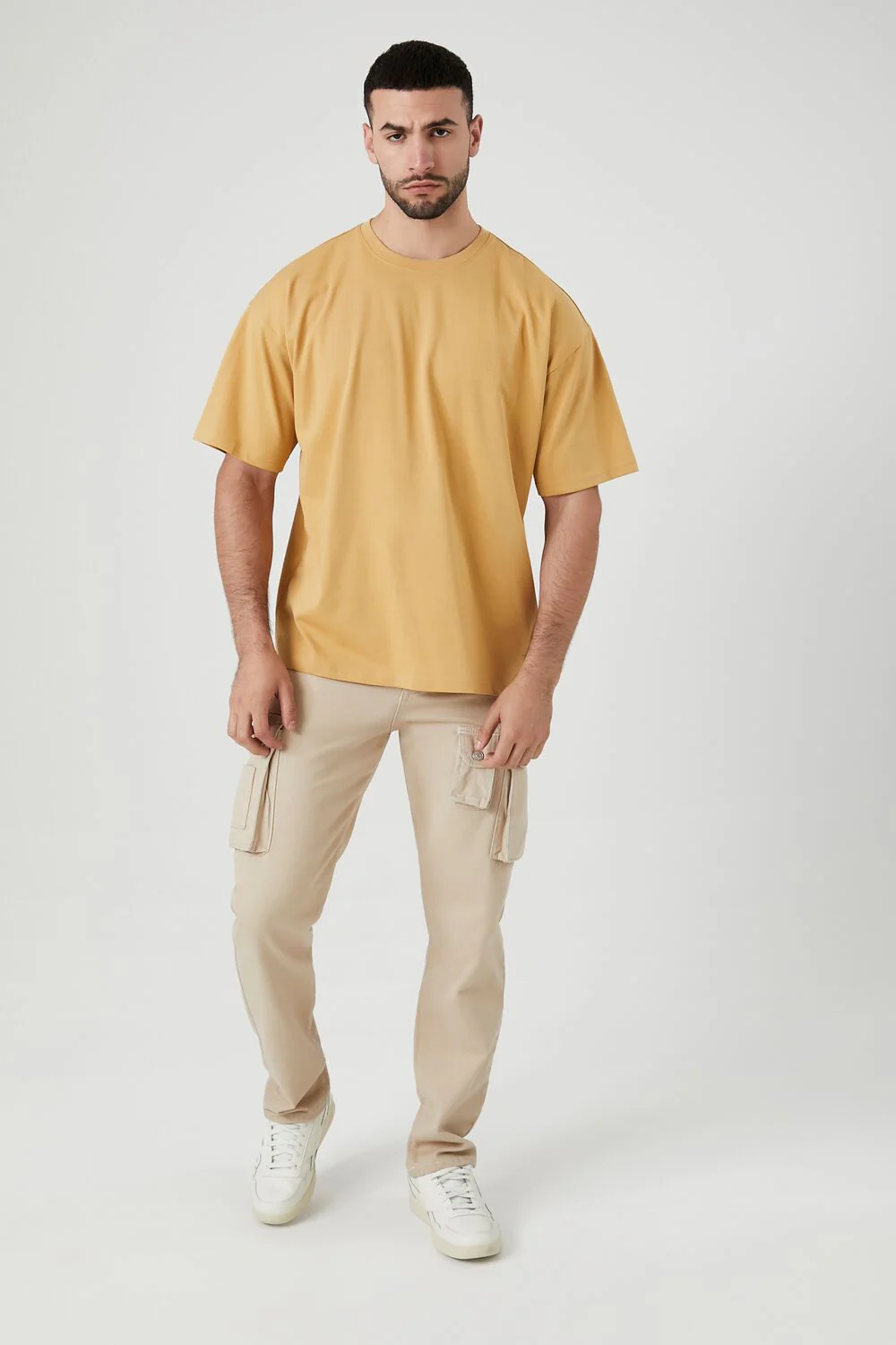 Oversized Cotton Crew Tee - Image 15