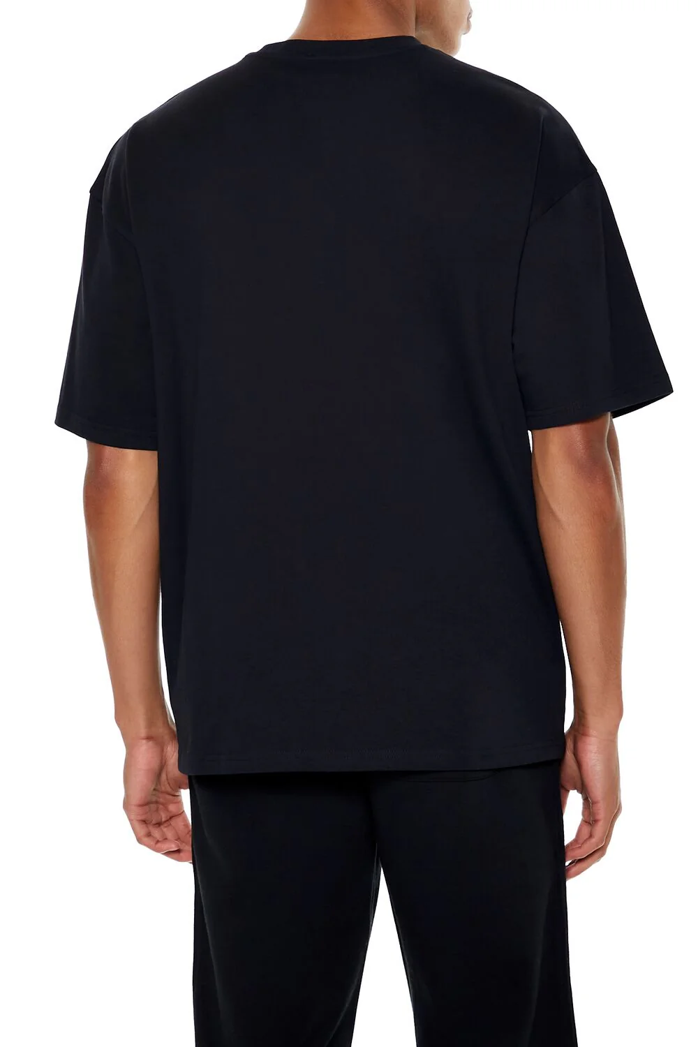 Oversized Cotton Crew Tee - Image 4