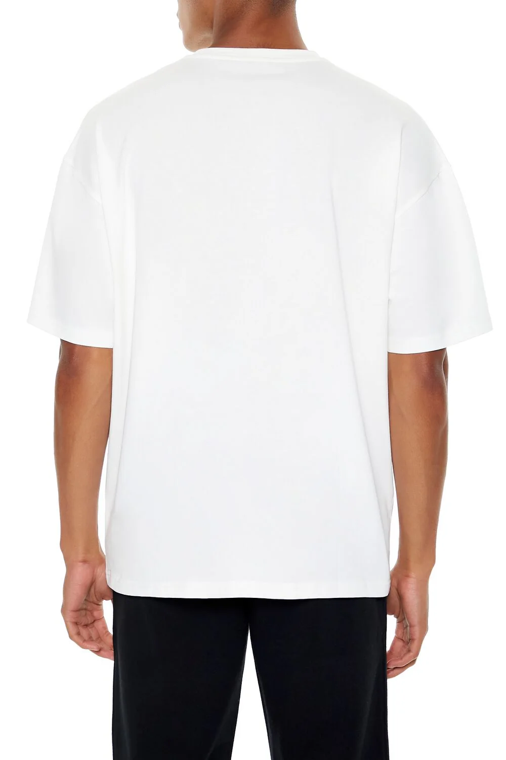 Oversized Cotton Crew Tee - Image 9