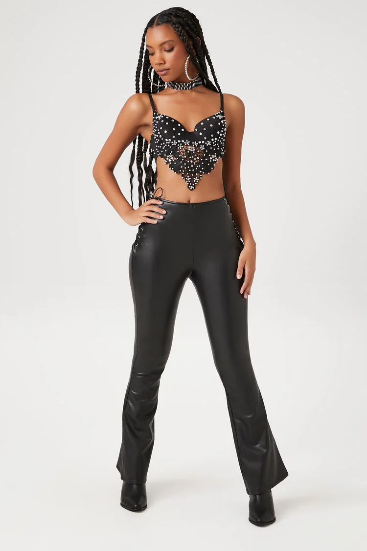 Faux Gem & Pearl Bustier Cami - Image 5