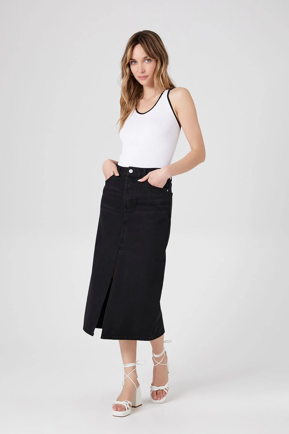 Ribbed Knit Crisscross Top - Image 4