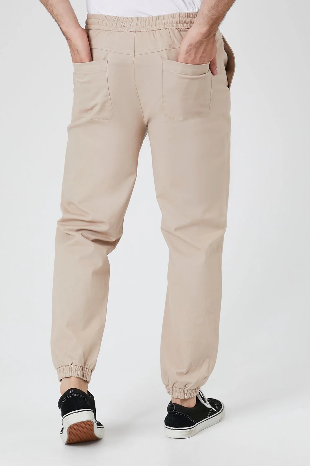 Twill Drawstring Joggers - Image 4
