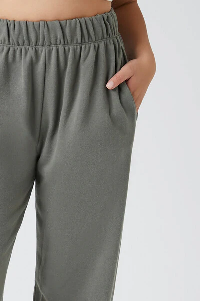 French Terry Wide-Leg Pants - Image 10
