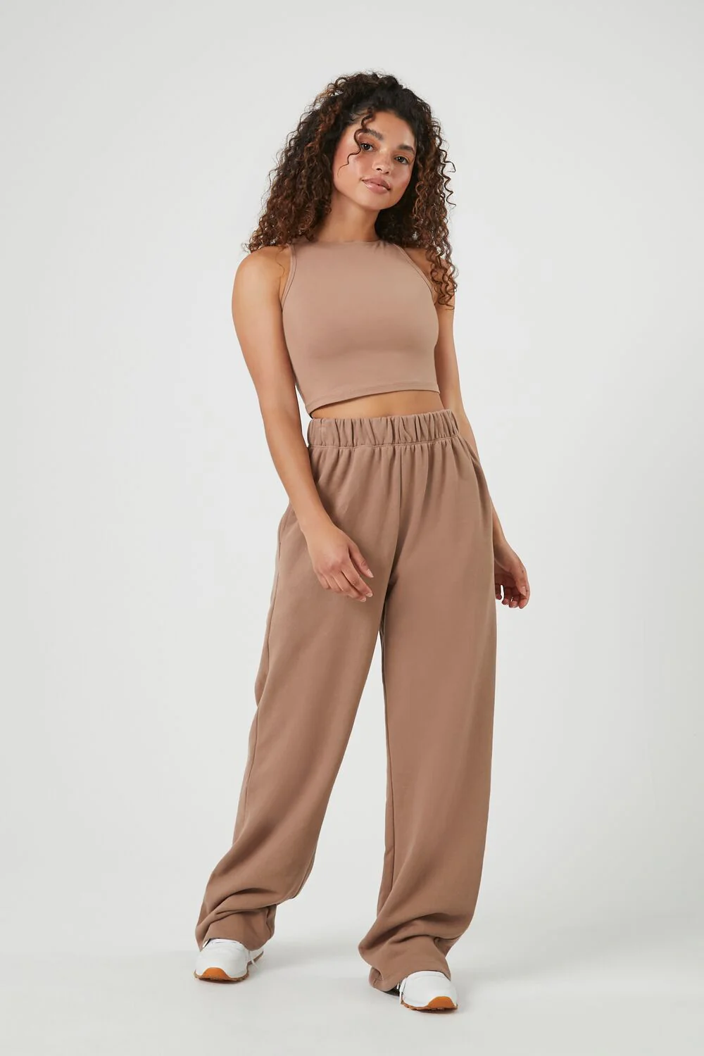 French Terry Wide-Leg Pants - Image 19