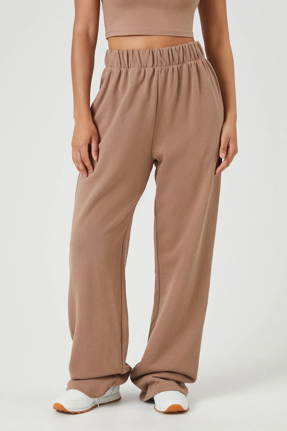 French Terry Wide-Leg Pants - Image 20