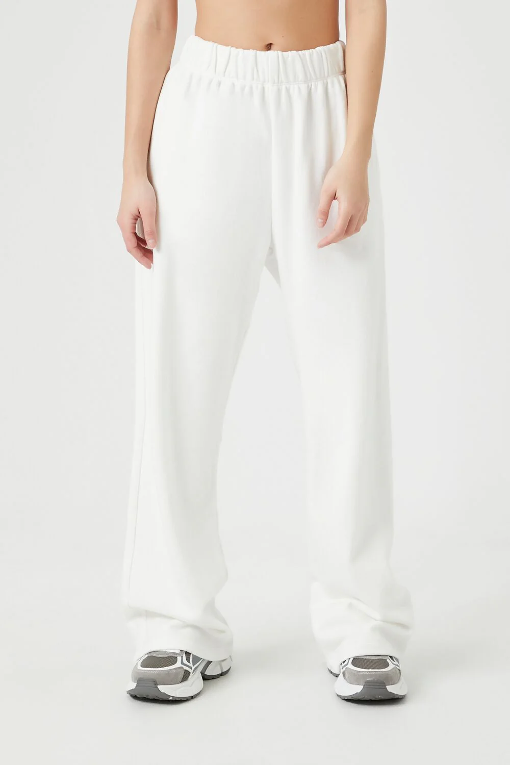 French Terry Wide-Leg Pants - Image 34