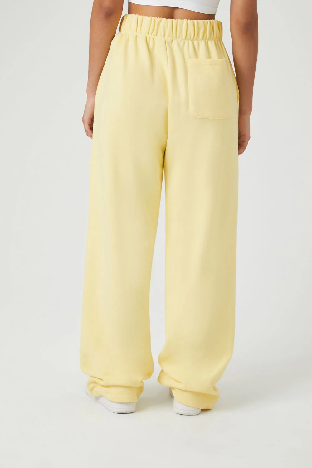 French Terry Wide-Leg Pants - Image 4
