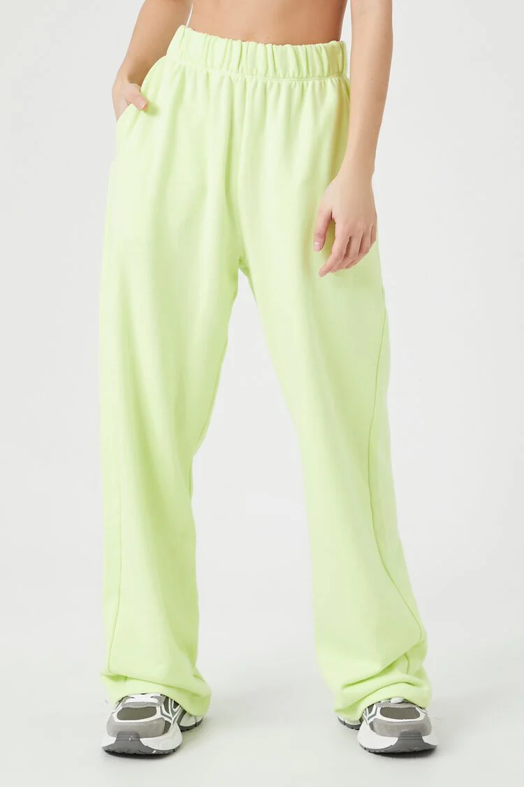 French Terry Wide-Leg Pants - Image 40