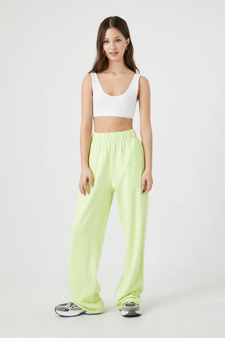 French Terry Wide-Leg Pants - Image 44