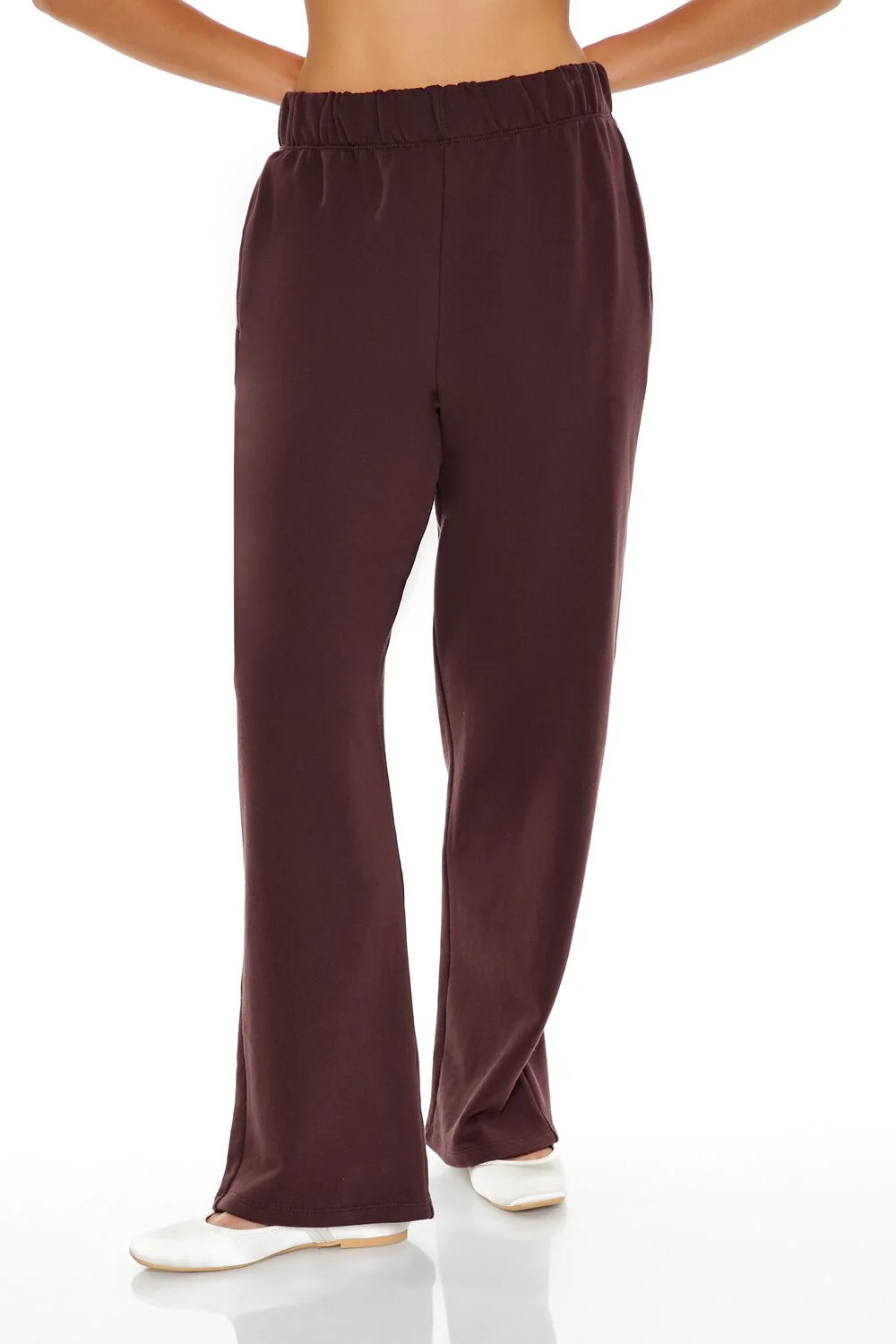 French Terry Wide-Leg Pants - Image 46