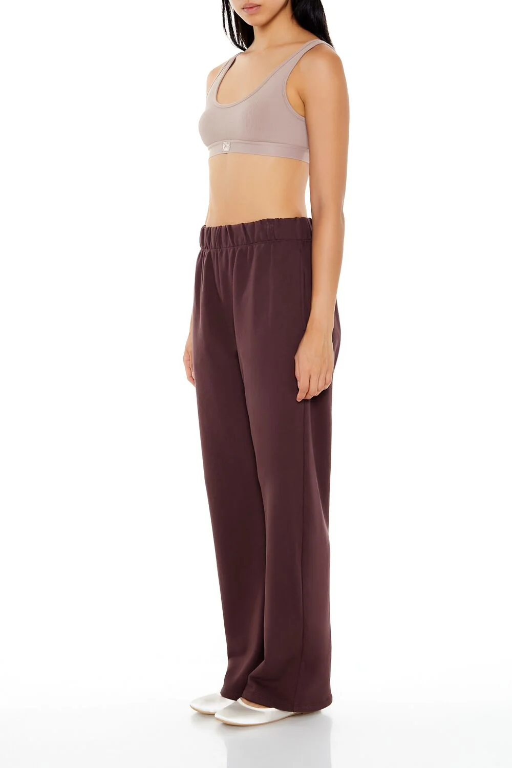 French Terry Wide-Leg Pants - Image 47