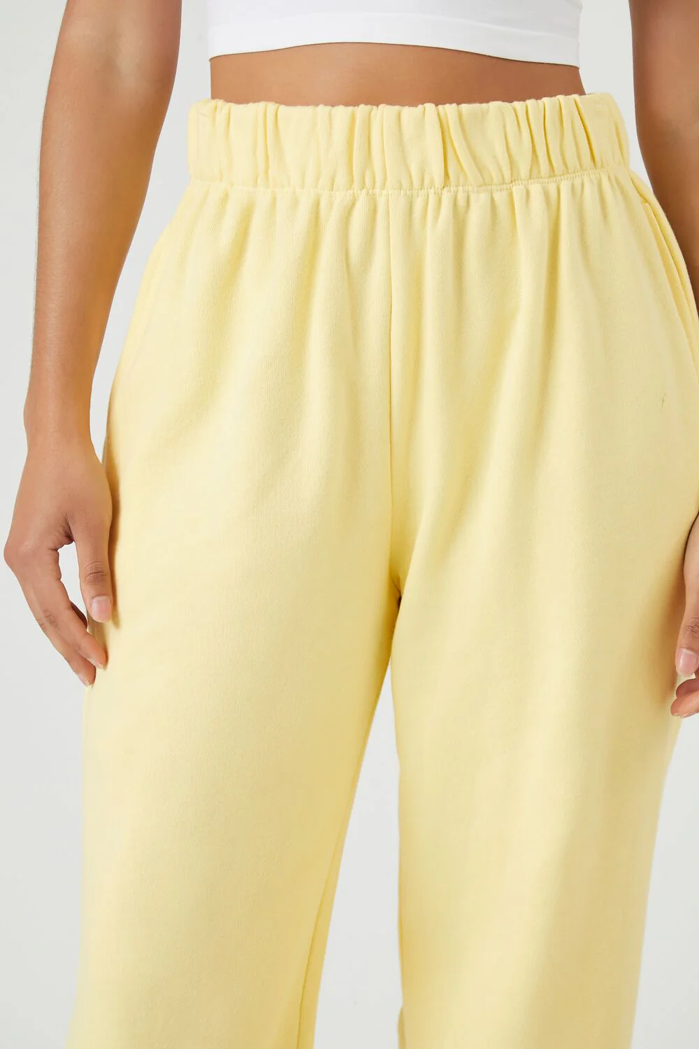 French Terry Wide-Leg Pants - Image 5