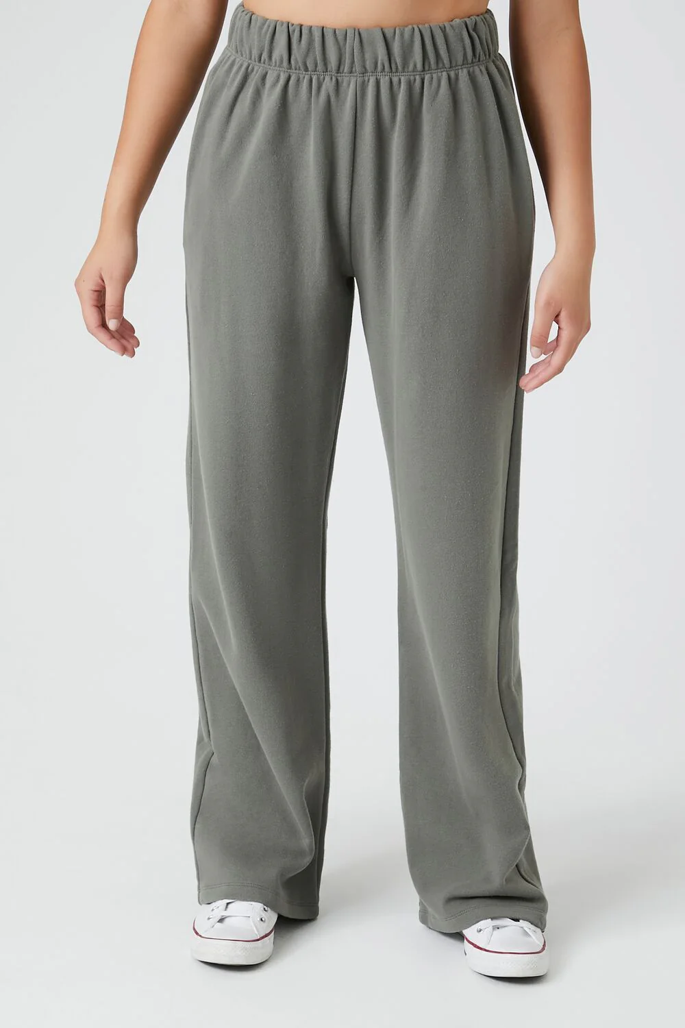 French Terry Wide-Leg Pants - Image 7