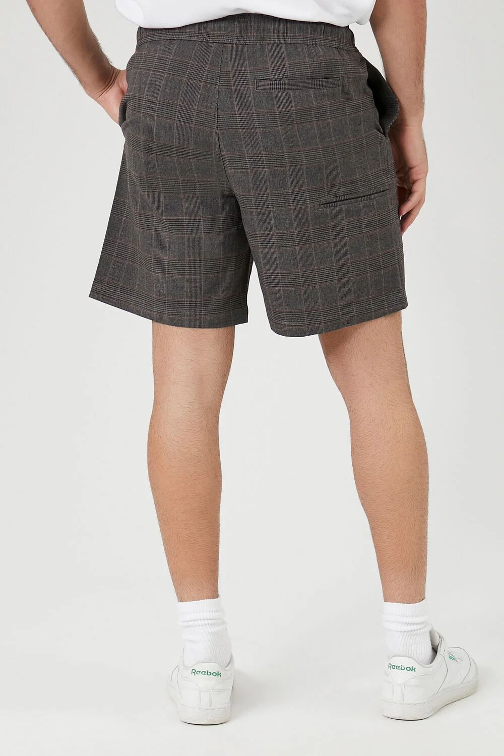 Plaid Drawstring Shorts - Image 4