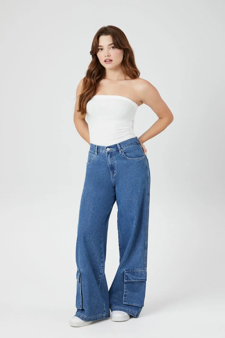 Ribbed Knit Tube Bodysuit - Image 4