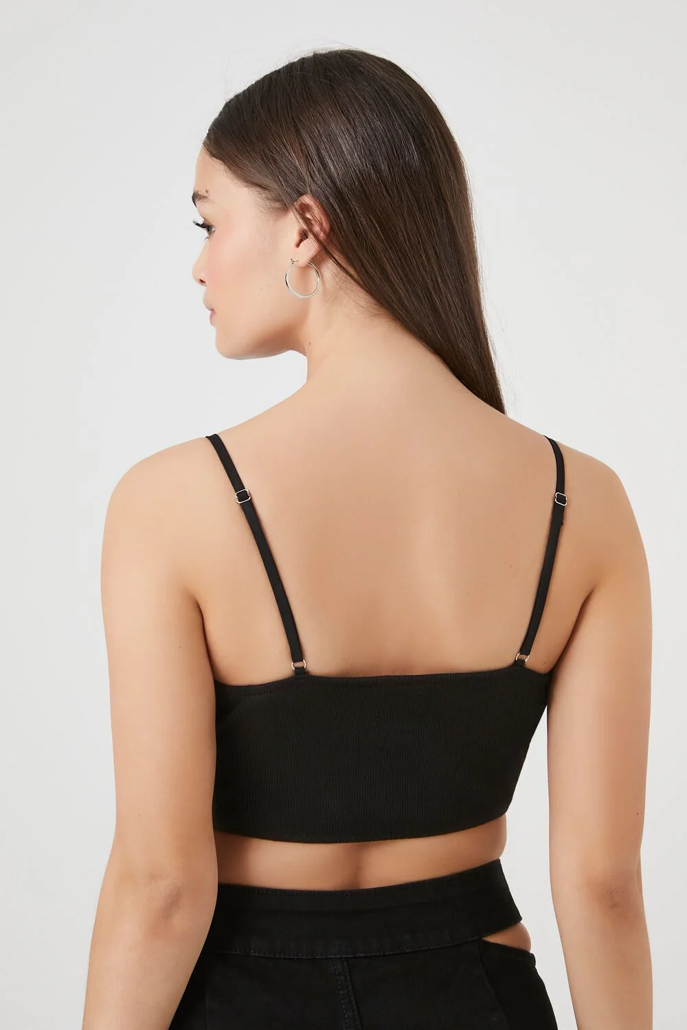 Ruched Corset Cropped Cami - Image 3