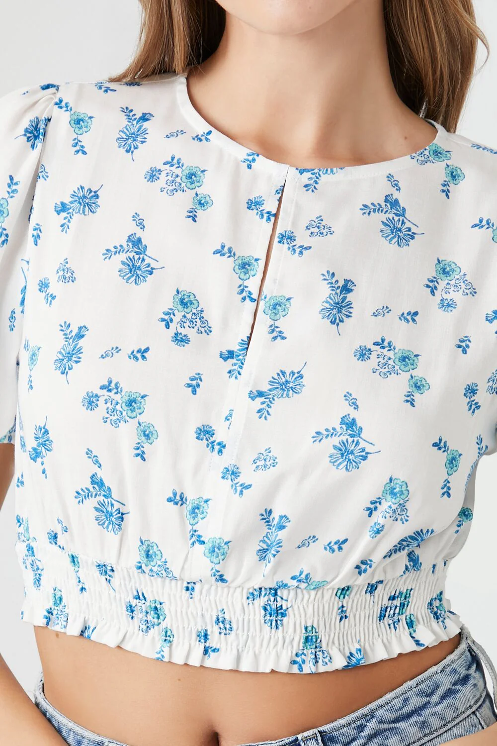 Floral Print Crop Top - Image 5