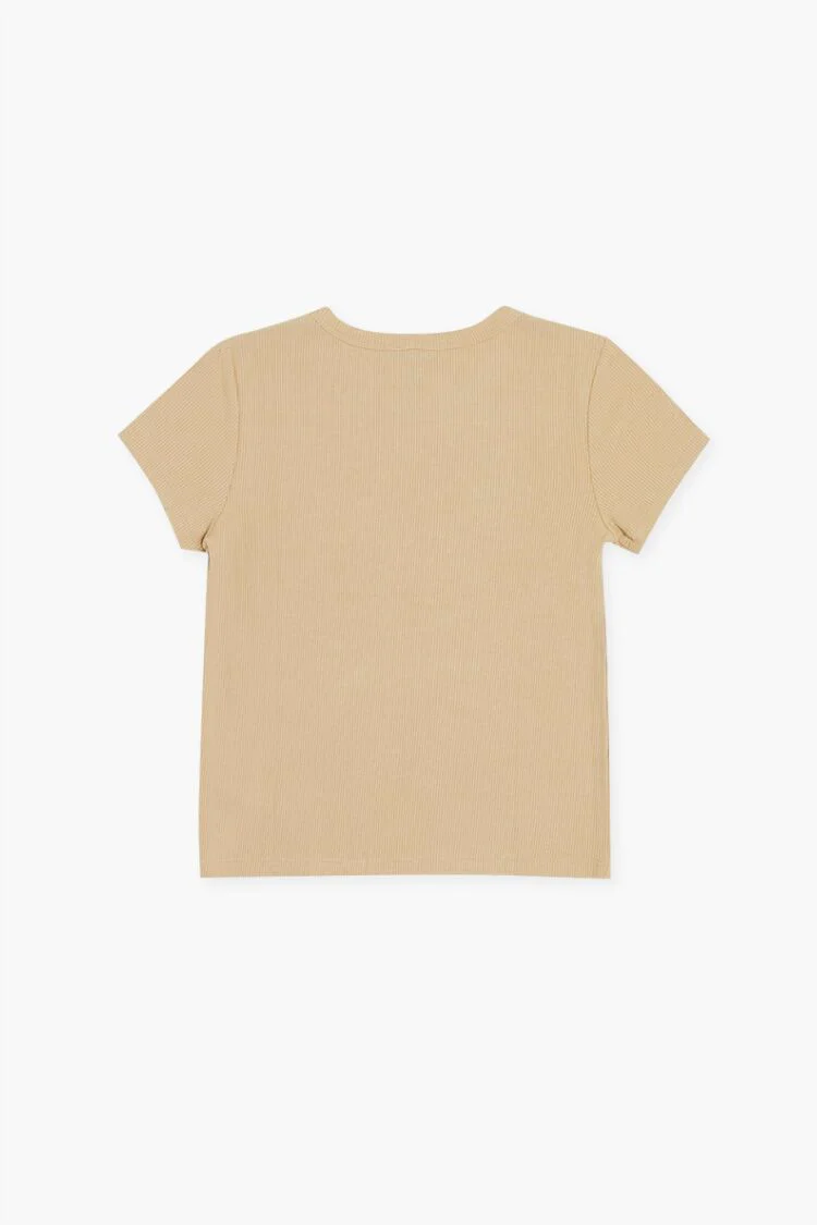 Girls Crew Neck Tee (Kids) - Image 2