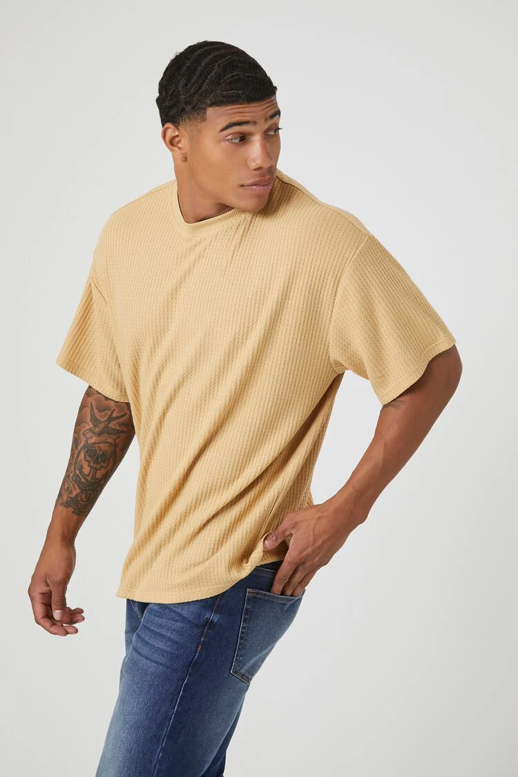 Waffle Knit Crew Tee - Image 2