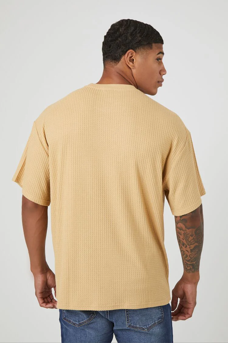 Waffle Knit Crew Tee - Image 3