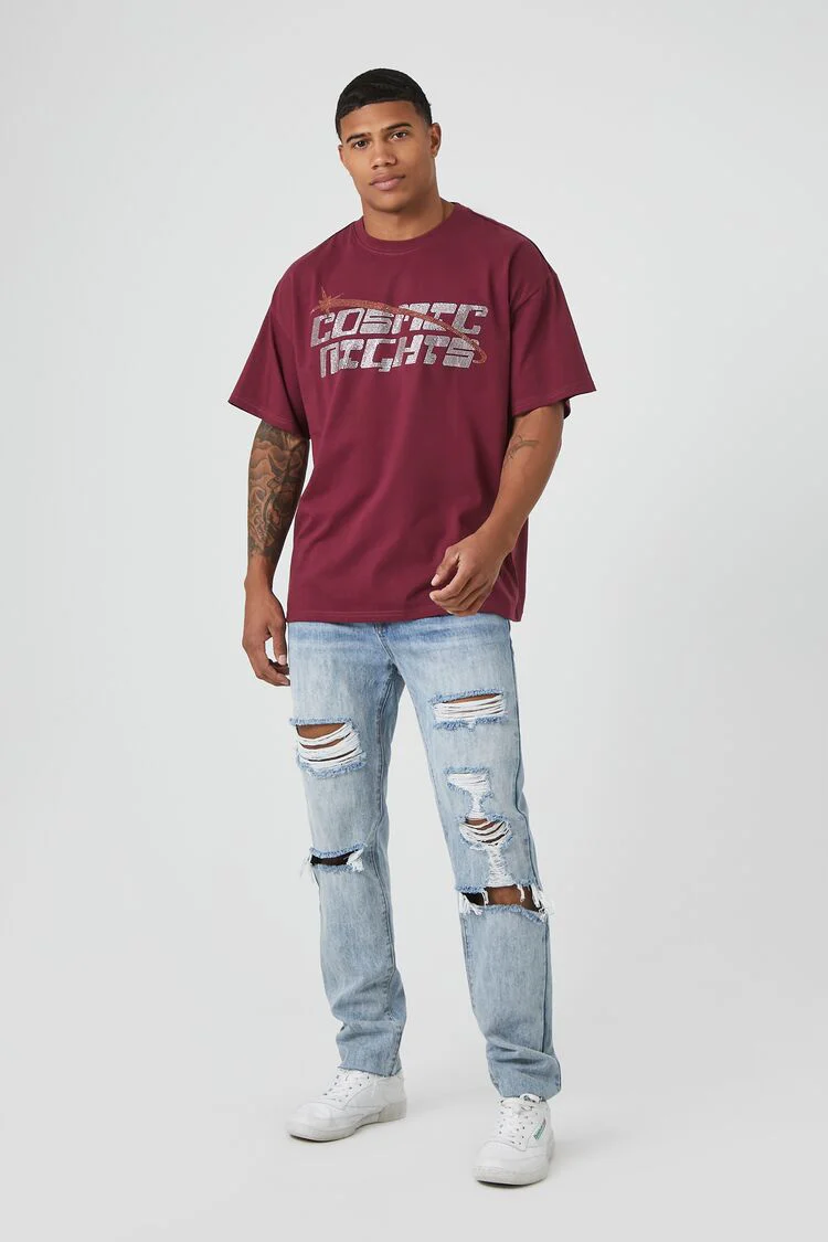 Cosmic Nights Rhinestone Graphic Tee - Image 4