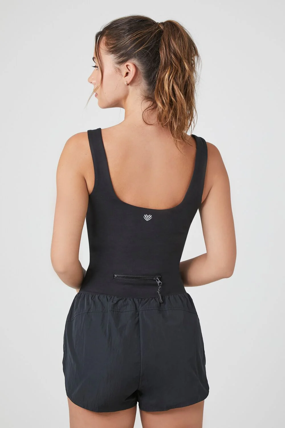 Active Zip-Pocket Romper - Image 3
