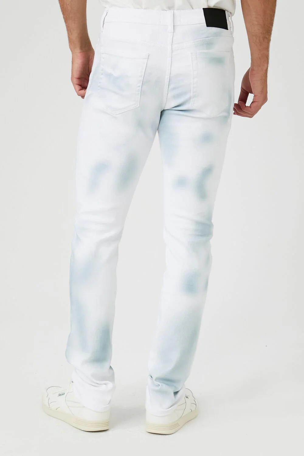 Cloud Wash Moto Skinny Jeans - Image 4