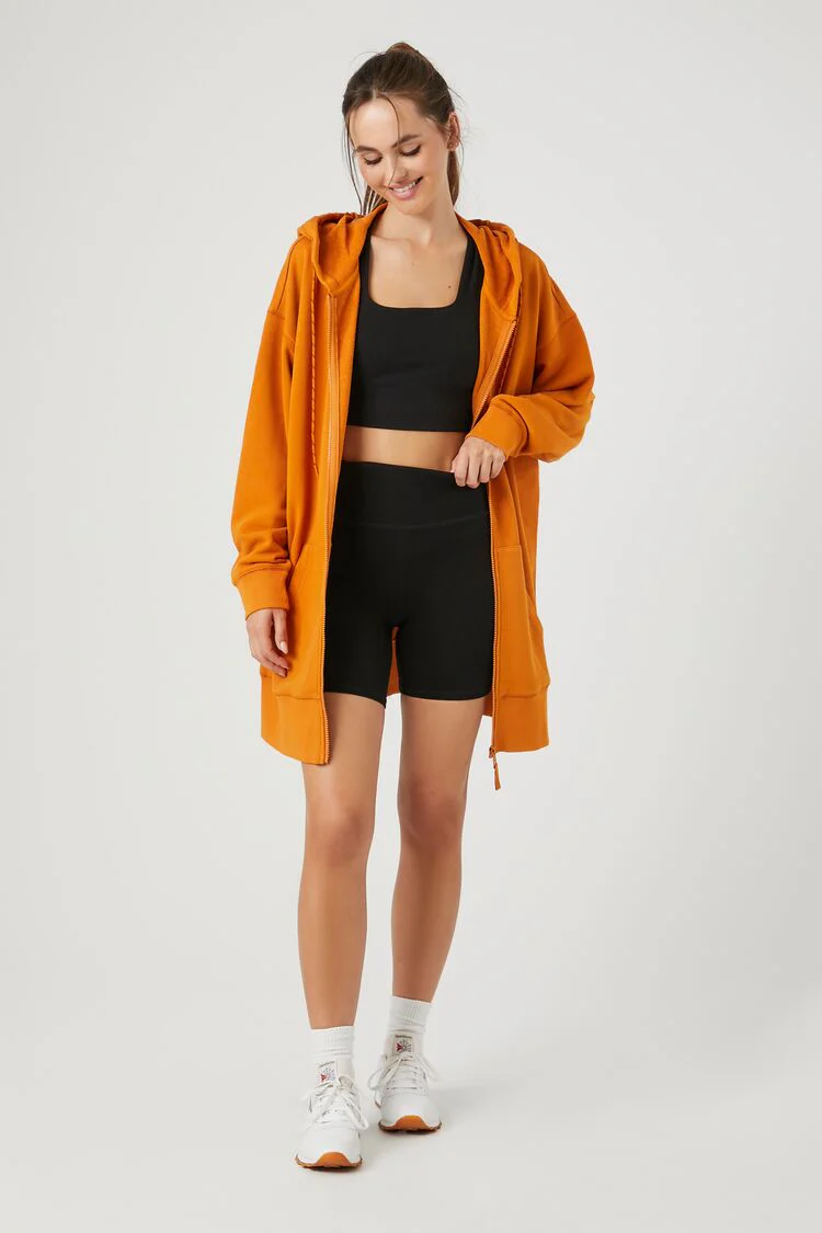 Active French Terry Zip-Up Hoodie - Image 4