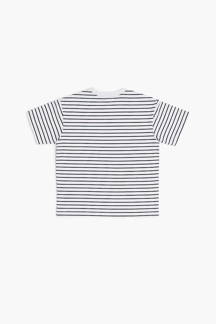 Girls Striped Short-Sleeve Tee (Kids) - Image 2