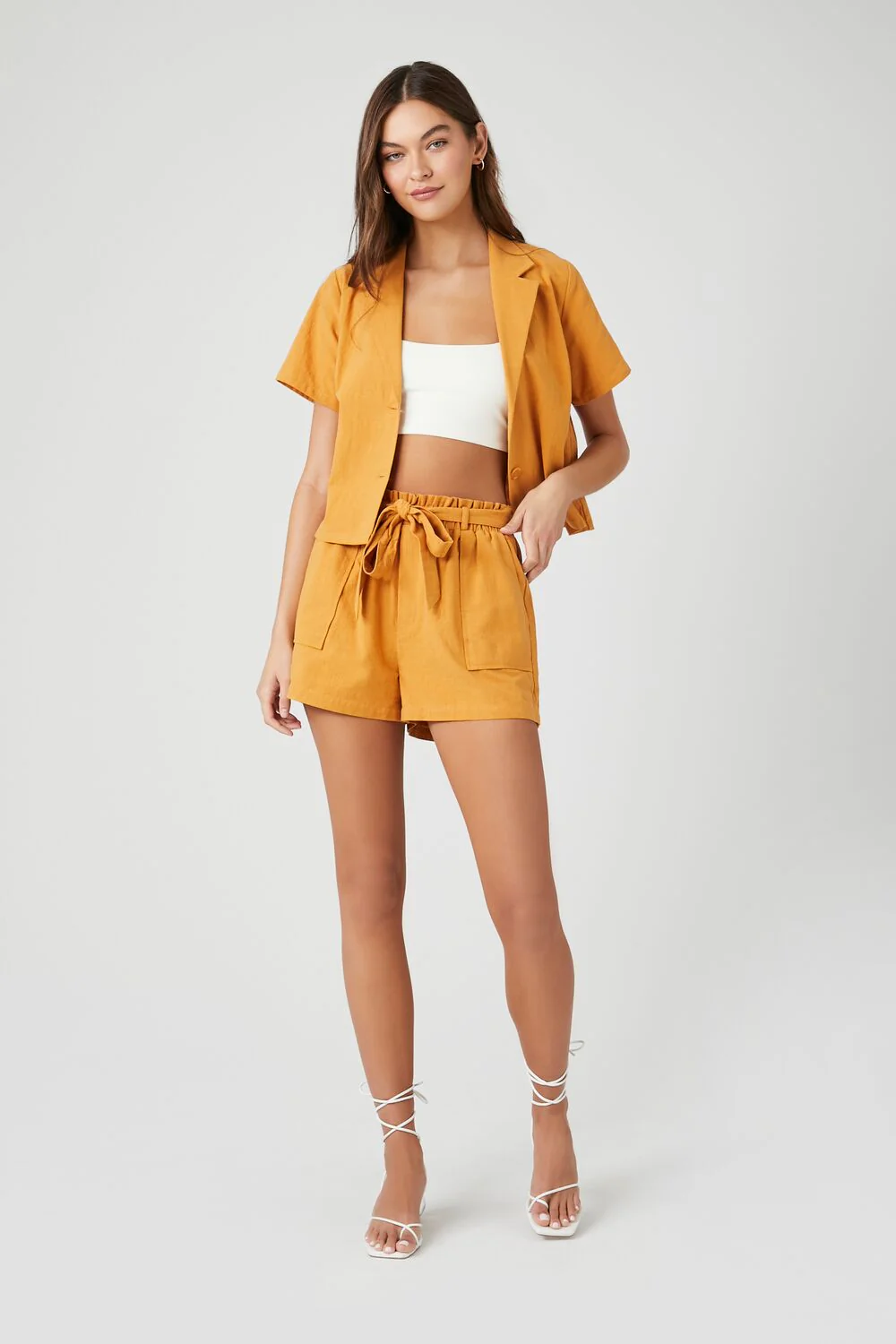 Belted Trouser Shorts - Image 5