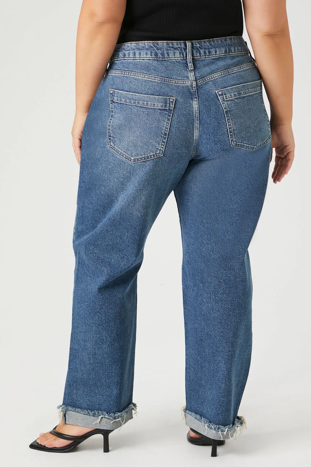 Plus Size Stretch-Denim Boyfriend Jeans - Image 3
