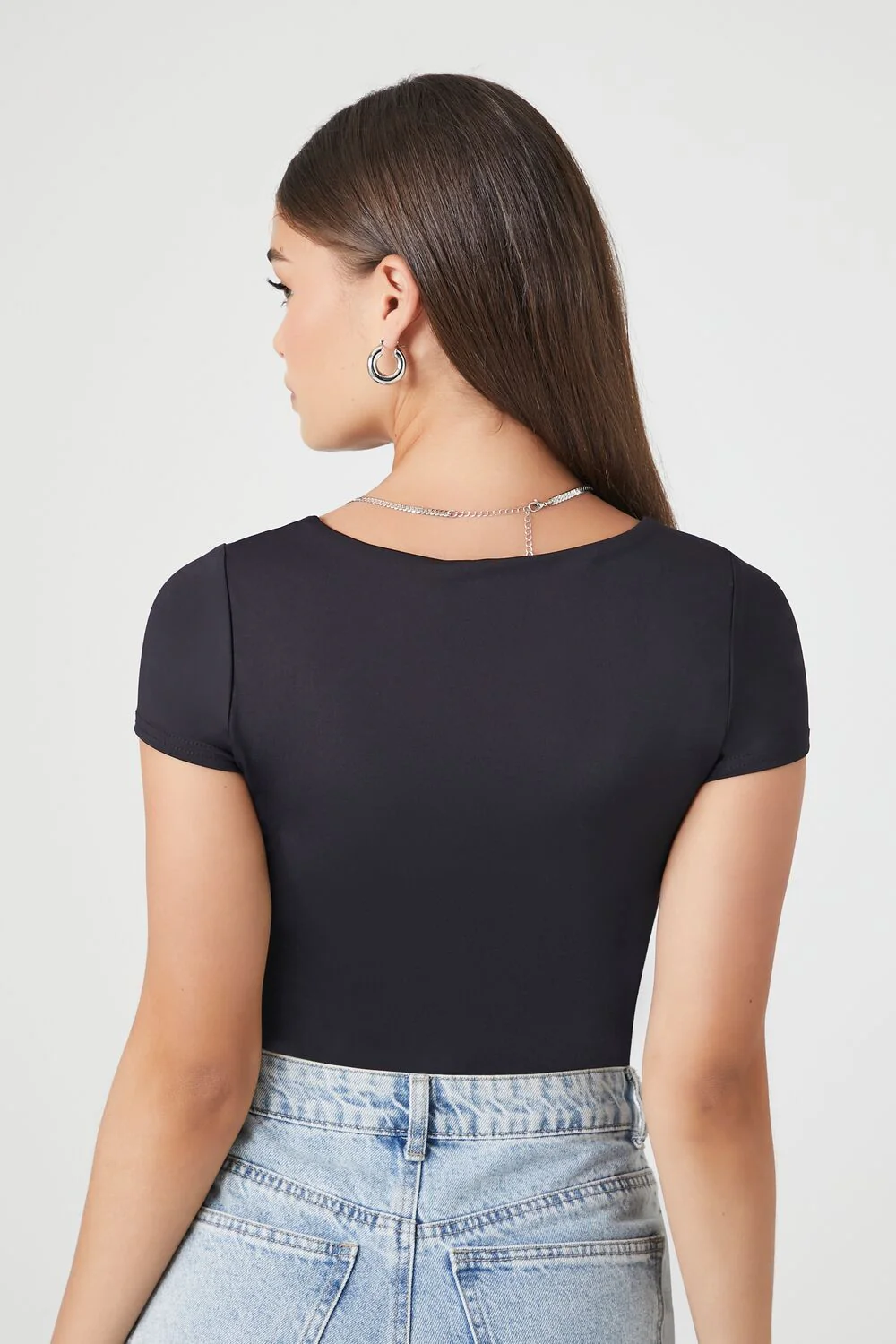 Contour Sculpt Short-Sleeve Bodysuit - Image 9