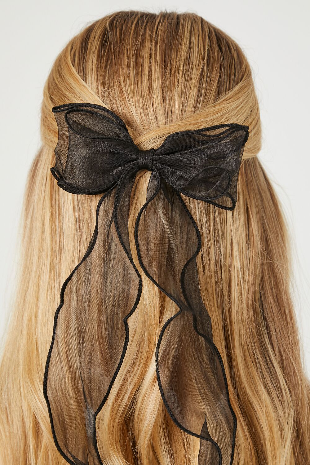 Sheer Ribbon Hair Clip - Image 2