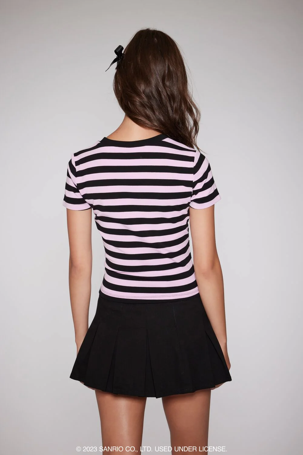 My Melody & Kuromi Striped Tee - Image 3