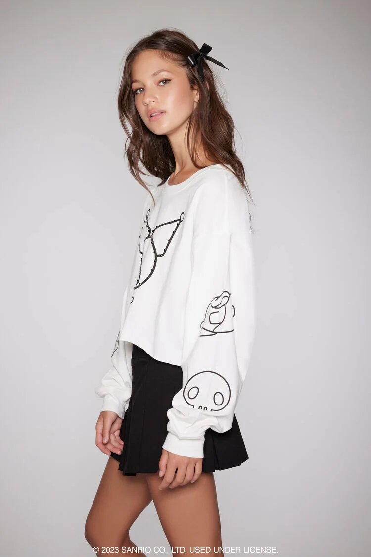 Kuromi Graphic Cropped Tee - Image 2
